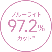 ブルーライト97.2%カット